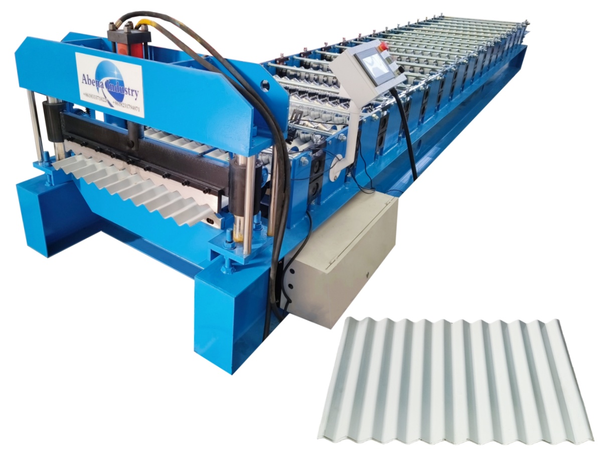 Corrugated Iron Roof sheet roll forming machine/Corrugated Metal Panel Roll Former