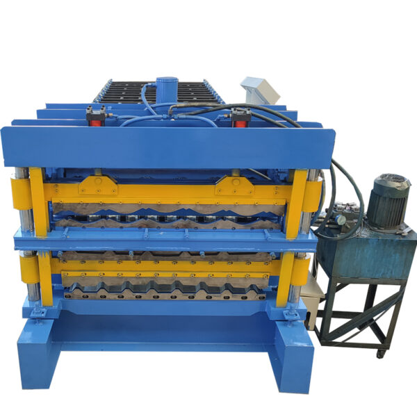 metal profile forming machine roofing sheet three layer tile roll forming machine