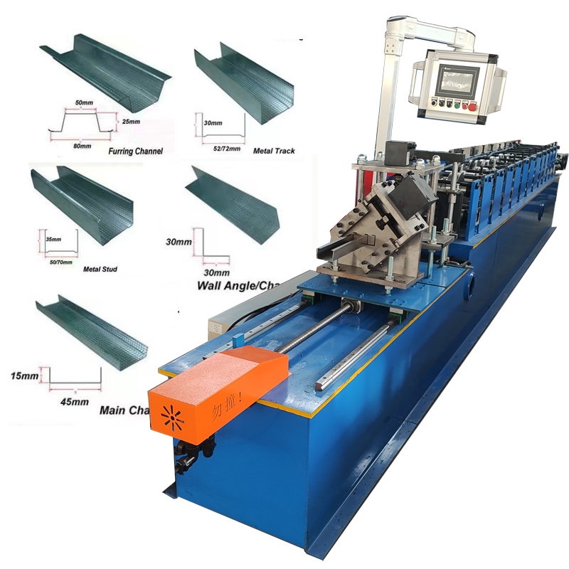 Light gauge keel making c channel keel making machine