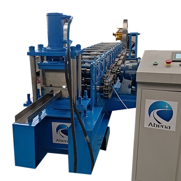 Galvanized C channel steel purlin roll forming machine