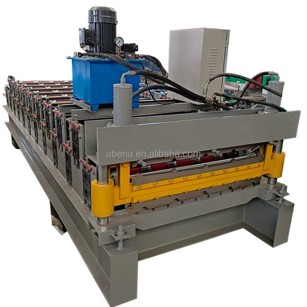 Glazed tile IBR sheet double layer making machine