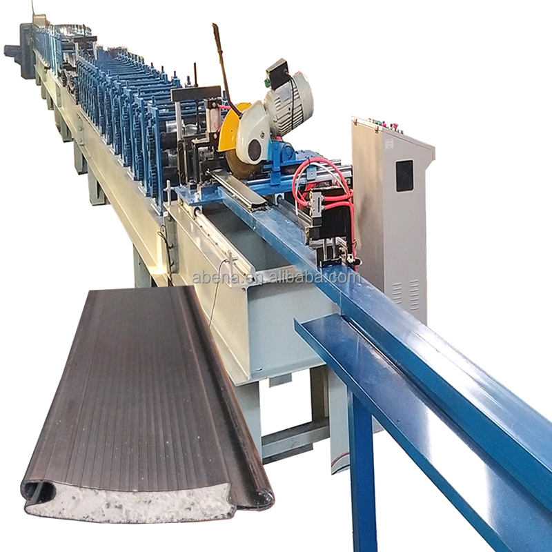 PU Foam Roller Shutter Door Roll Forming Machinery