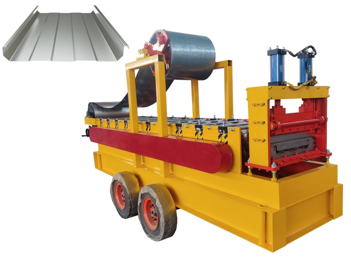 Portable Standing Seam Machine/selflock roof sheet machine