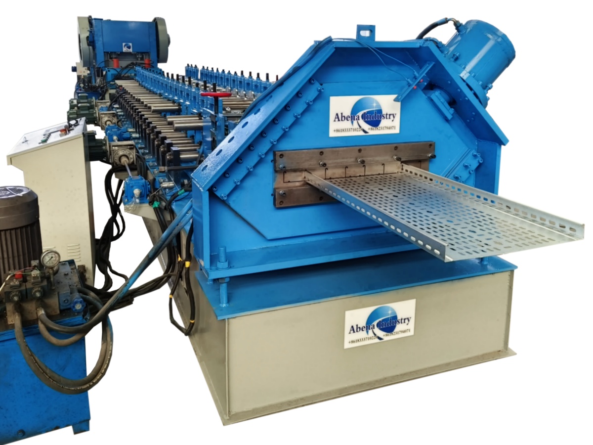 Multifunctional cable tray machine