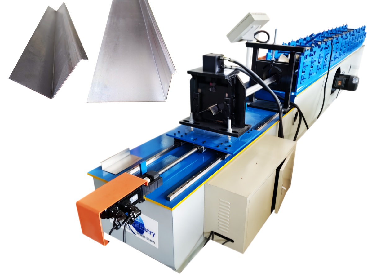 Multiple models drip edge flashing roll forming machine | L-type apron flashing making machine