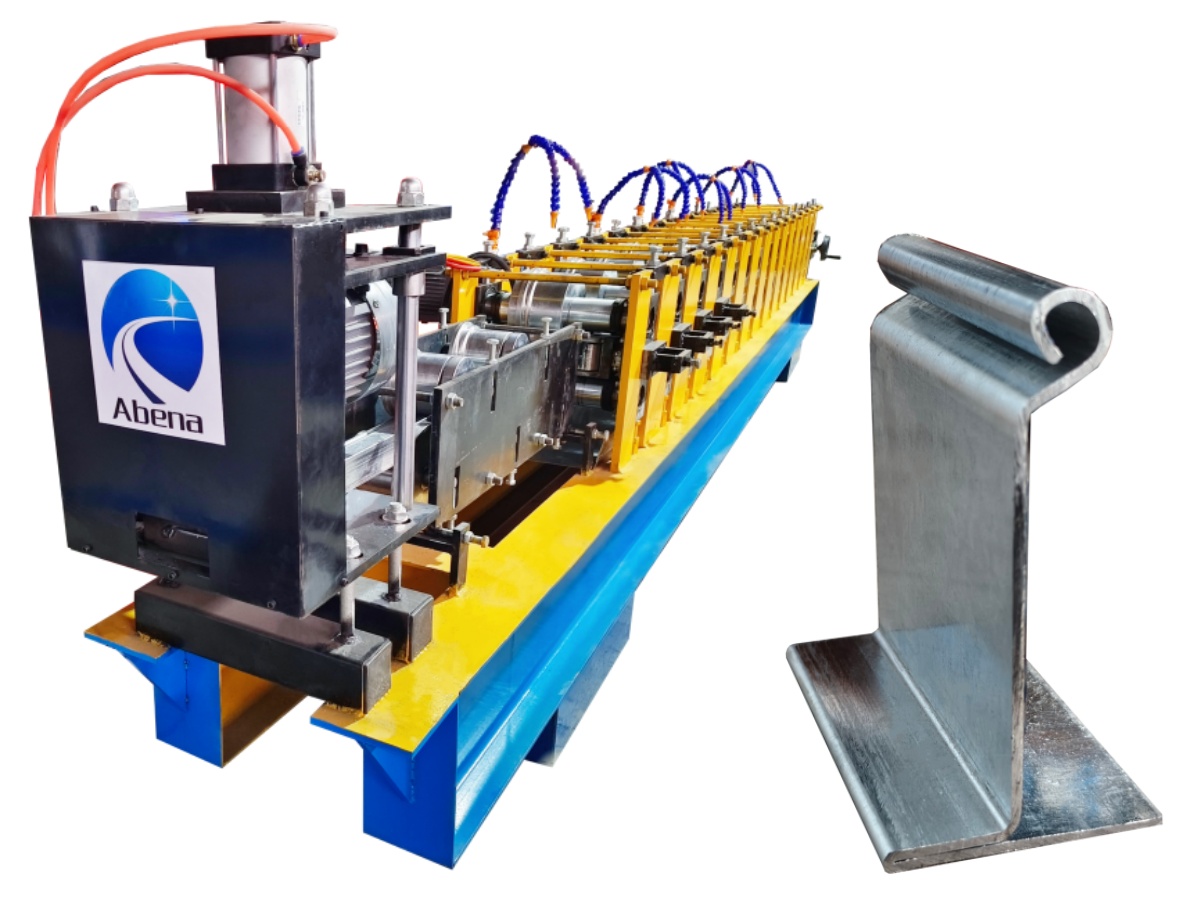 shutter door bottom T bar making machine/roller shutter end slat roll forming machine
