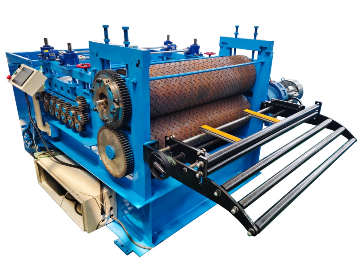 Metal sheet embossing machine/Roller embossing machine with cutting