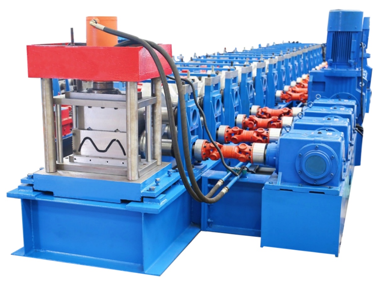 Heavy-duty W-Beam Highway Guardrail Roll Former/Road Crash Barrier Roll Forming Line