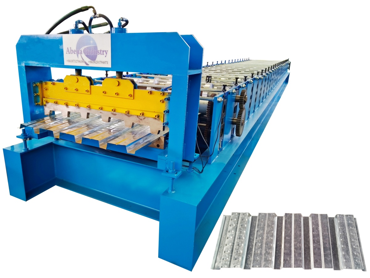 2026 new design composite deck floor roll forming machine | floor deck forming machine with embossing rollers